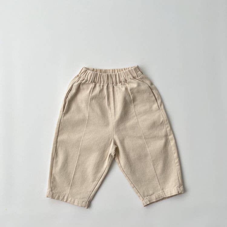 Casual White Carrot Pants