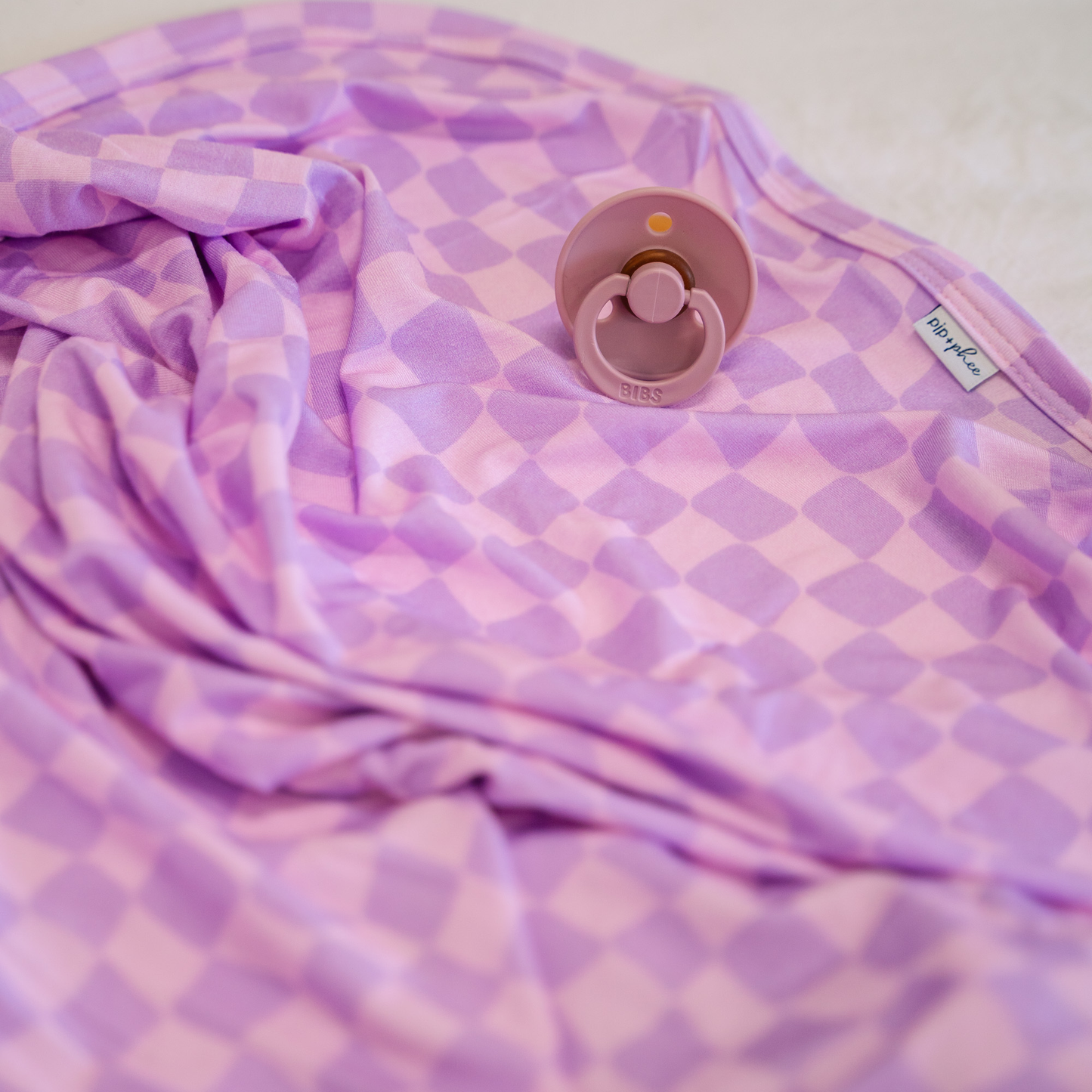 Bamboo Stretch Swaddles | Cruise Collection: Wavy Checks