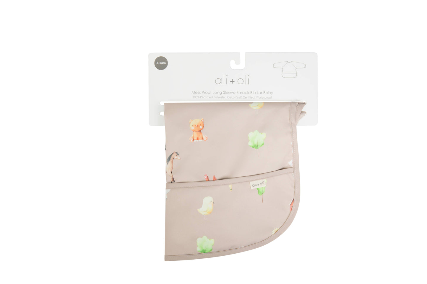 Smock Bib for Baby & Toddler Long Sleeve