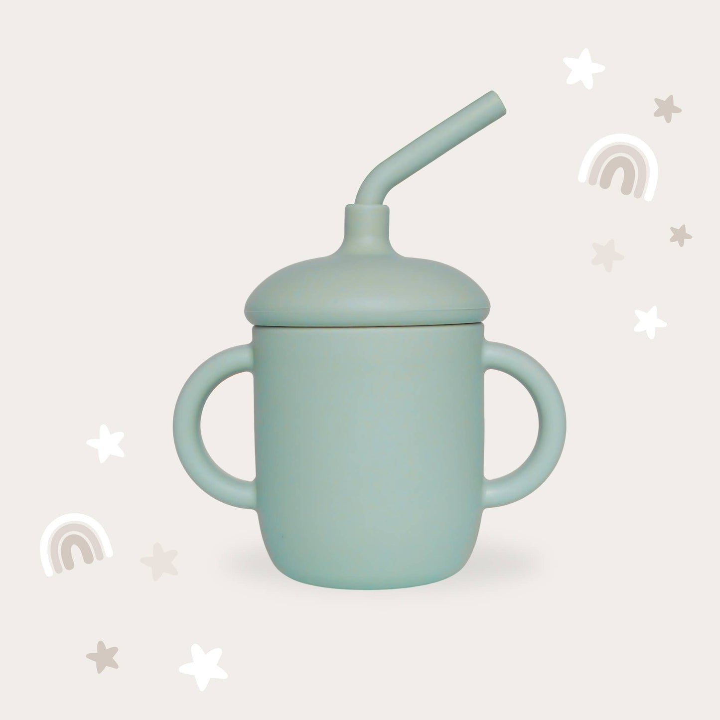 Sippy Cup with Straw, Spill-Proof & Anti-Stain