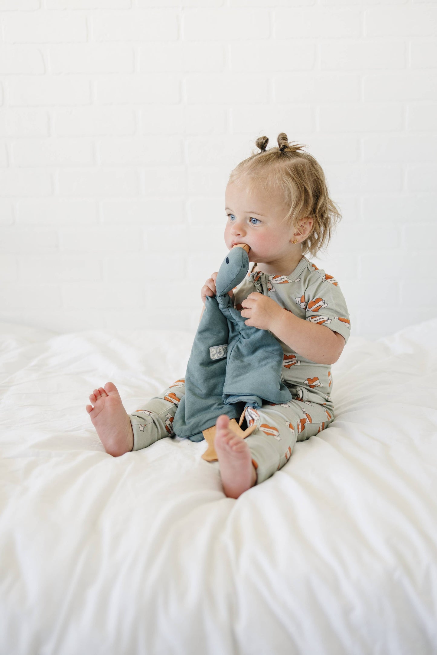 Mama Tattoo Hearts Bamboo Romper