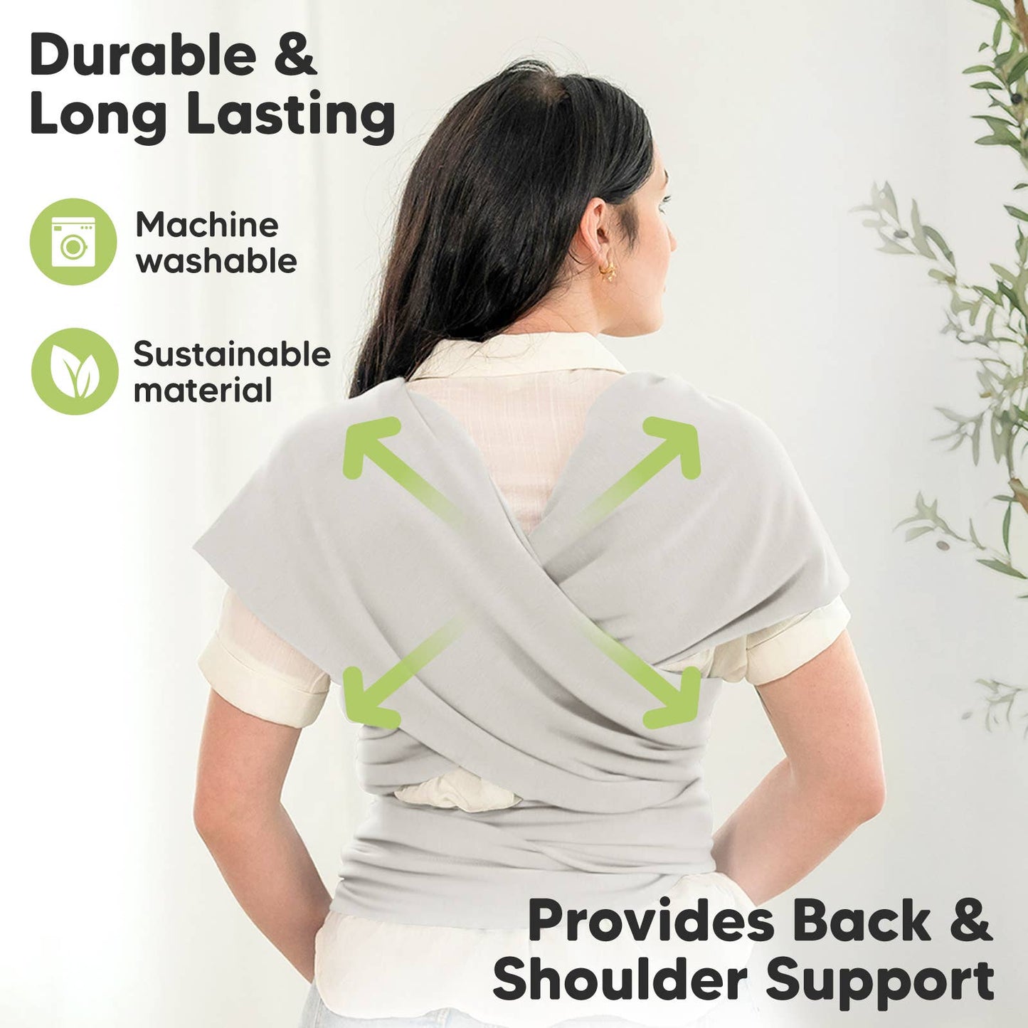 KeaBabies Original Baby Wrap Carrier