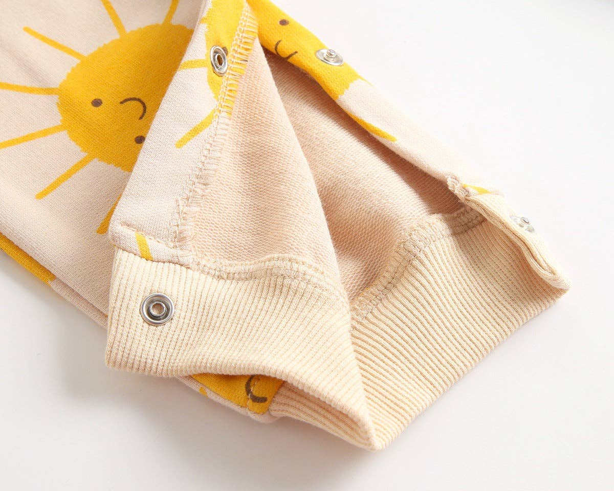 Cartoon Sun Romper
