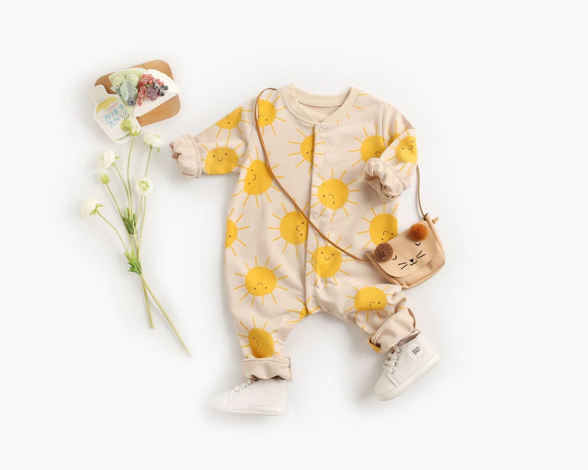 Cartoon Sun Romper