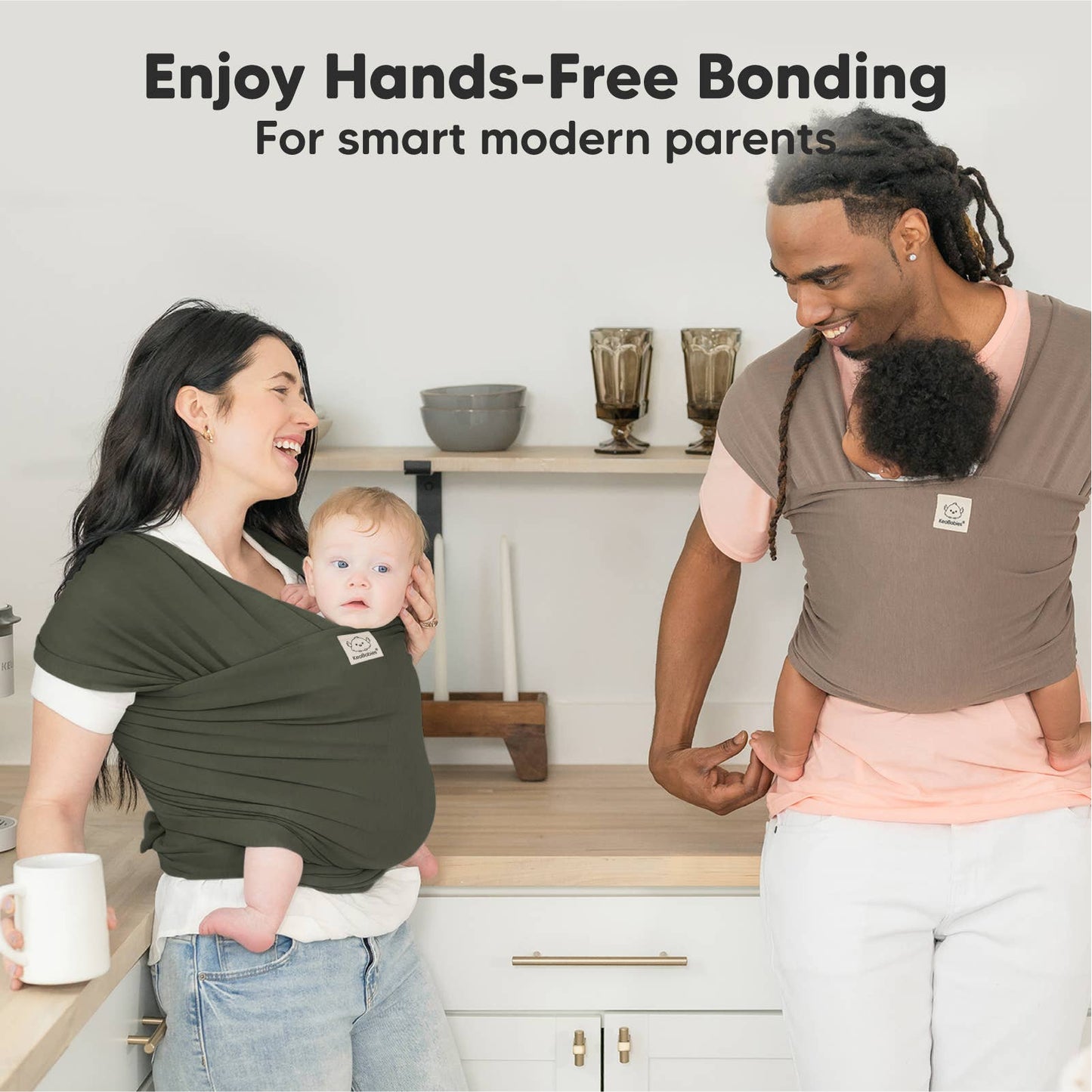 KeaBabies Original Baby Wrap Carrier