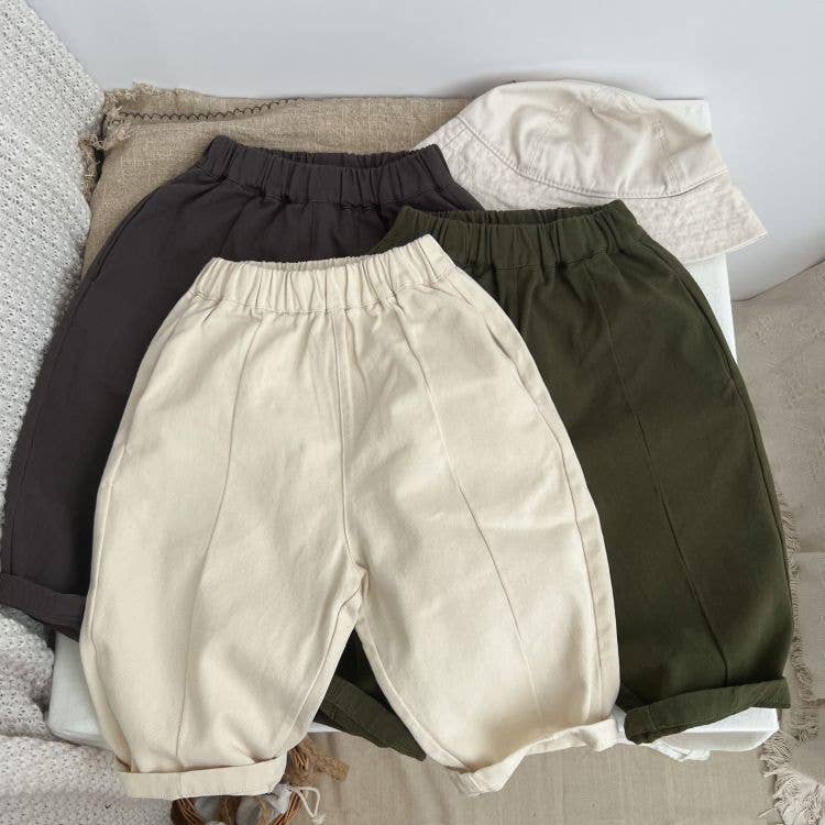 Casual White Carrot Pants