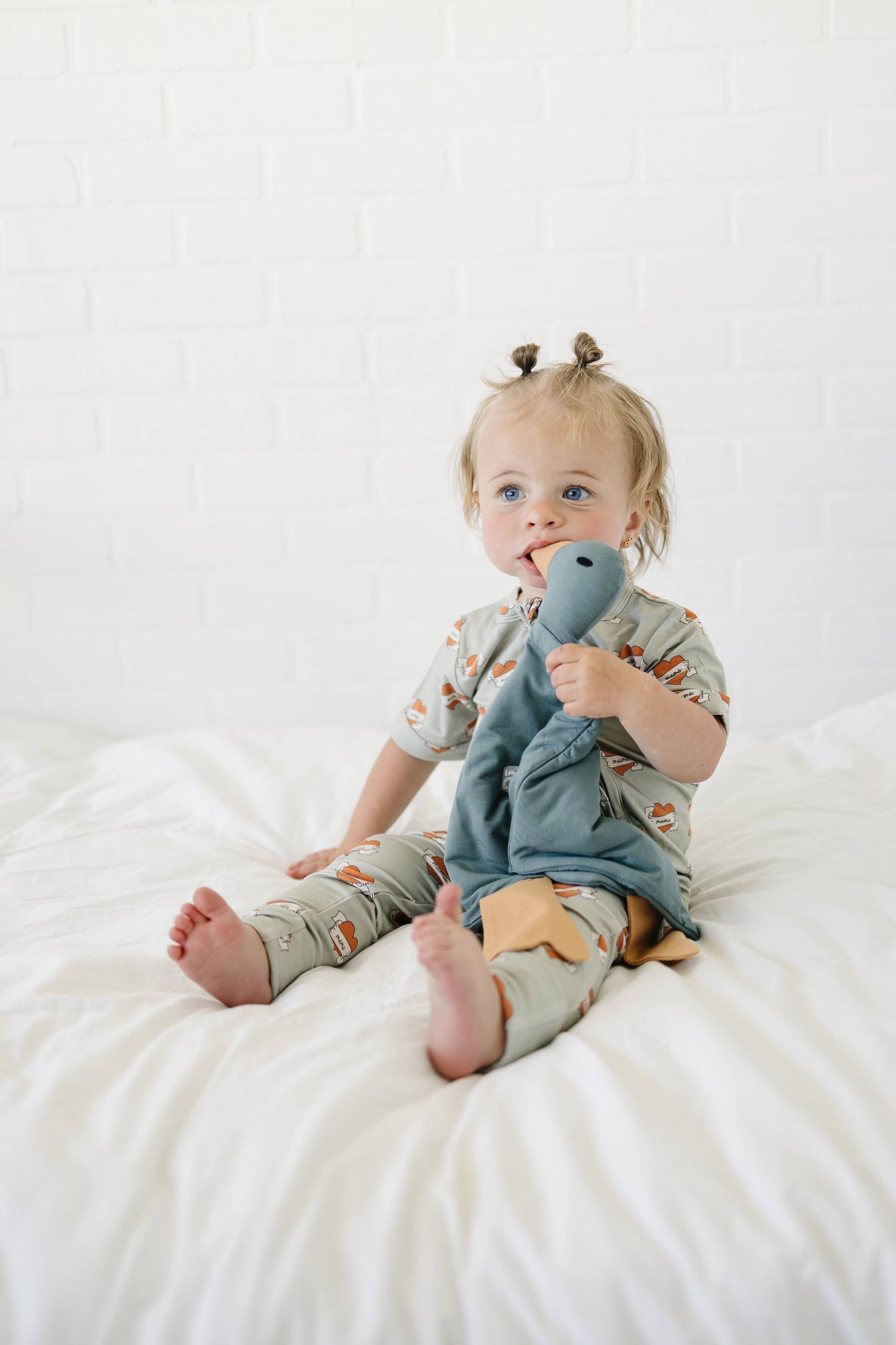 Mama Tattoo Hearts Bamboo Romper