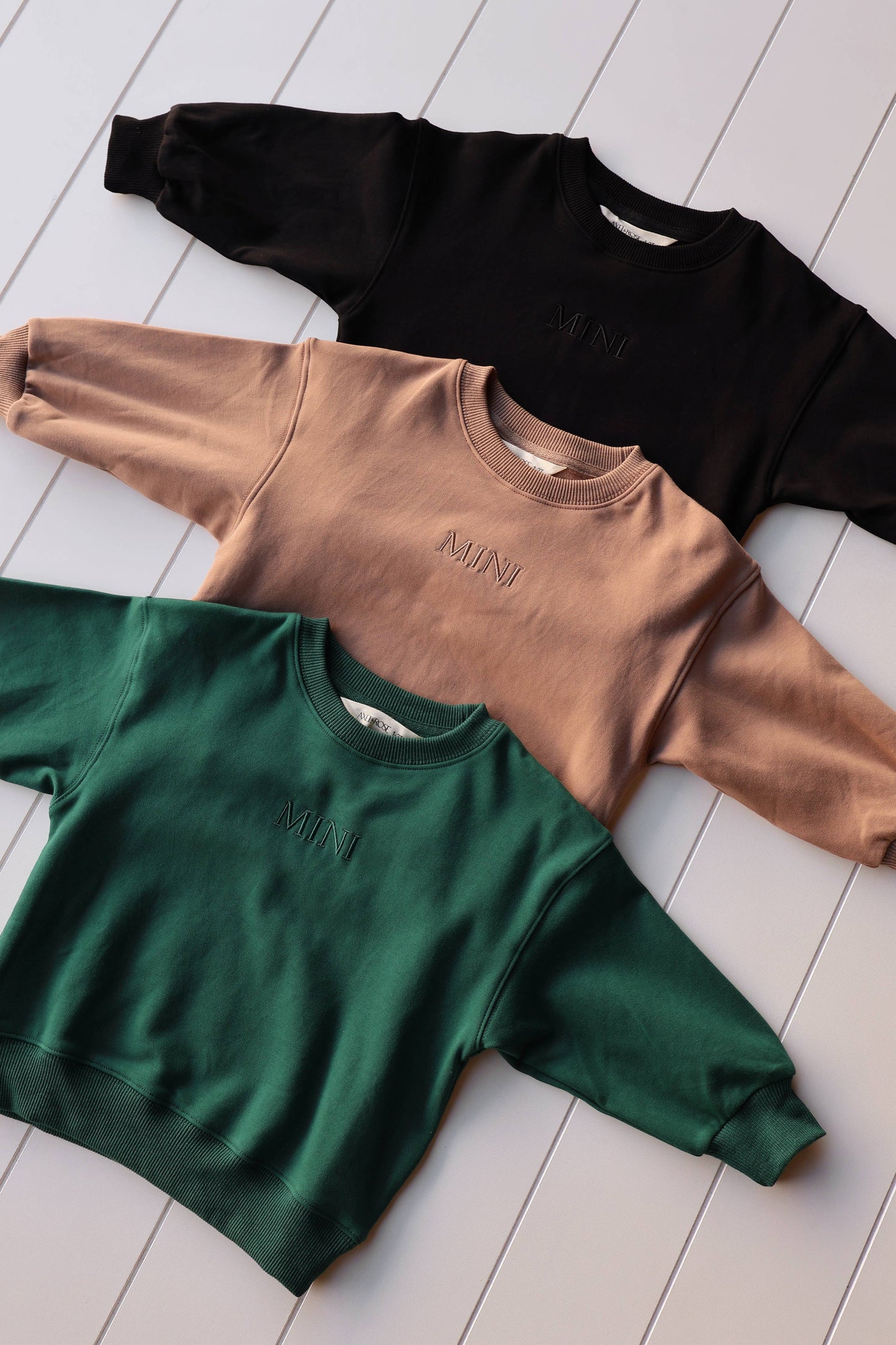 MINI Crew Neck: Black