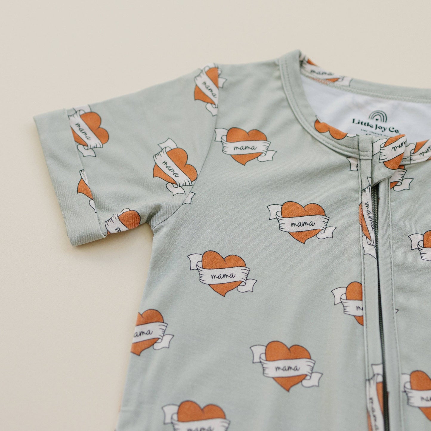 Mama Tattoo Hearts Bamboo Romper