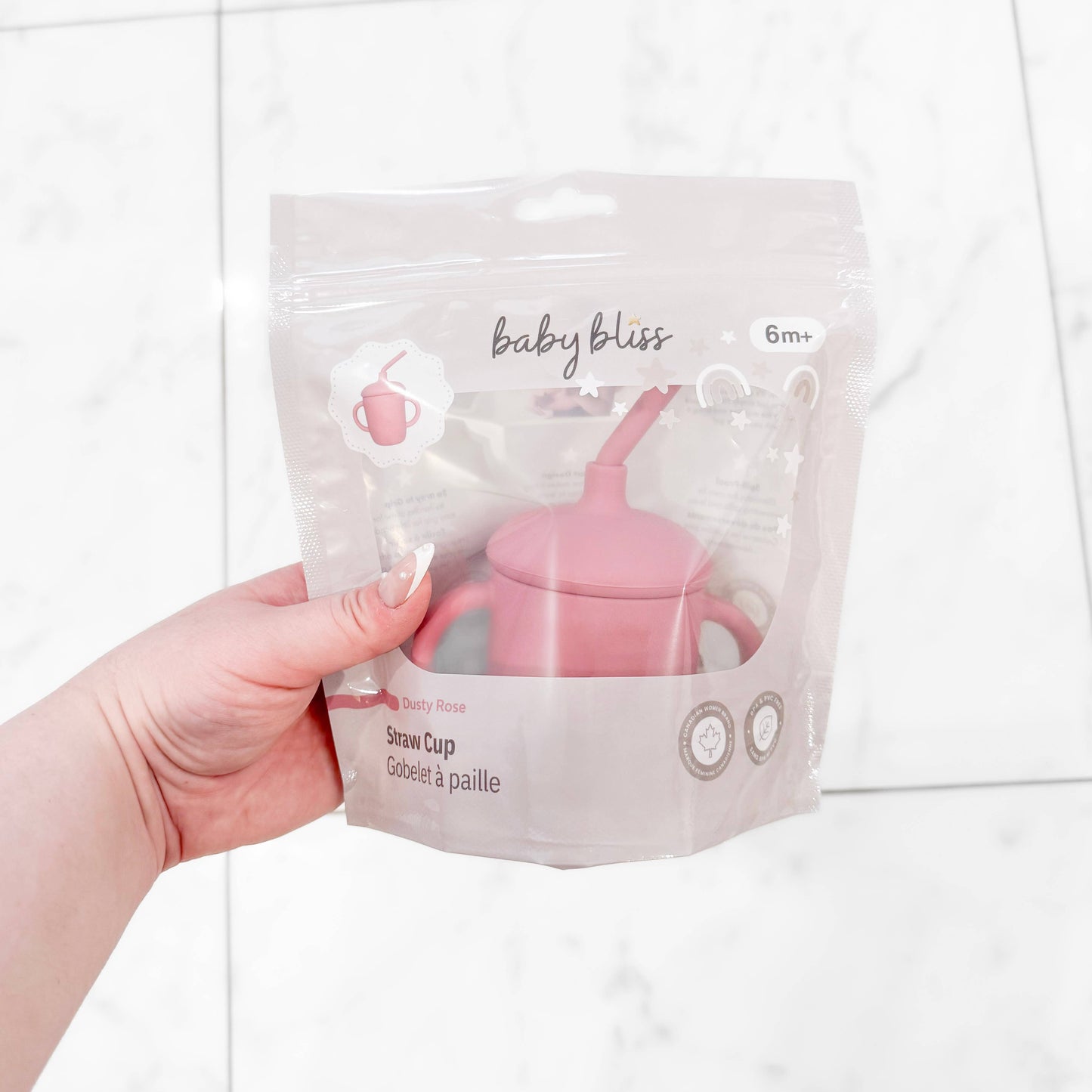 Sippy Cup with Straw, Spill-Proof & Anti-Stain