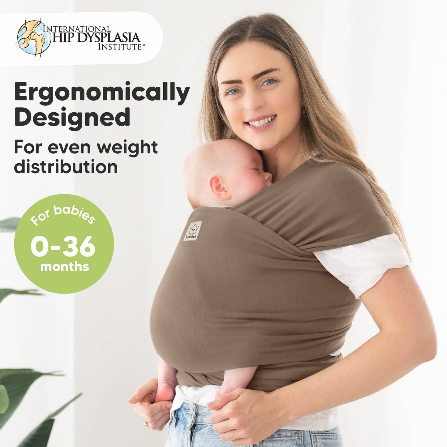 KeaBabies Original Baby Wrap Carrier