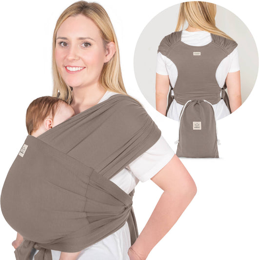 KeaBabies D-Lite Wrap Carrier: Copper Gray