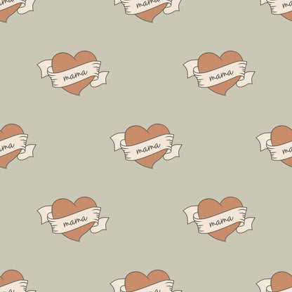 Mama Tattoo Hearts Bamboo Romper