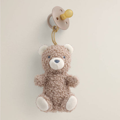 Bitzy Pal Natural Rubber Pacifier & Plush: Bear