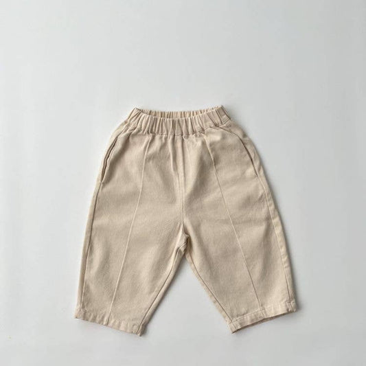 Casual White Carrot Pants