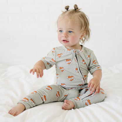 Mama Tattoo Hearts Bamboo Romper