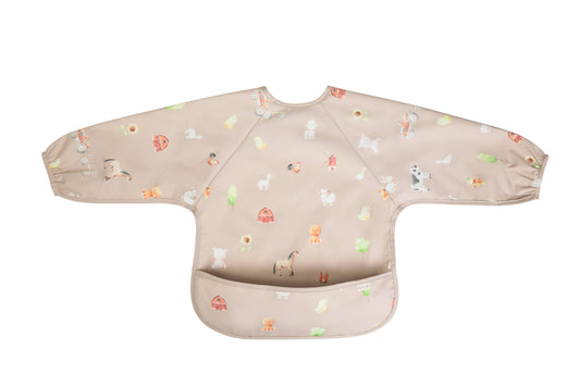 Smock Bib for Baby & Toddler Long Sleeve
