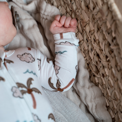 Bamboo Footed Sleepers | Palm Trees