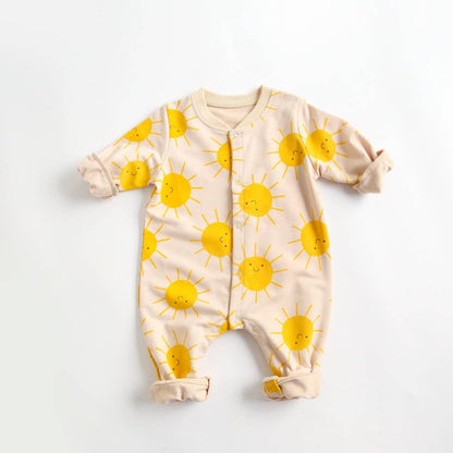 Cartoon Sun Romper