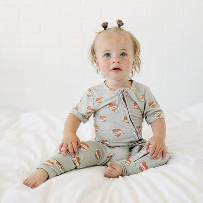 Mama Tattoo Hearts Bamboo Romper