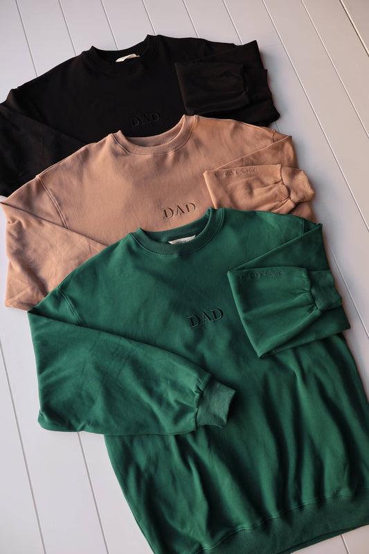 DAD Crew Neck: Black