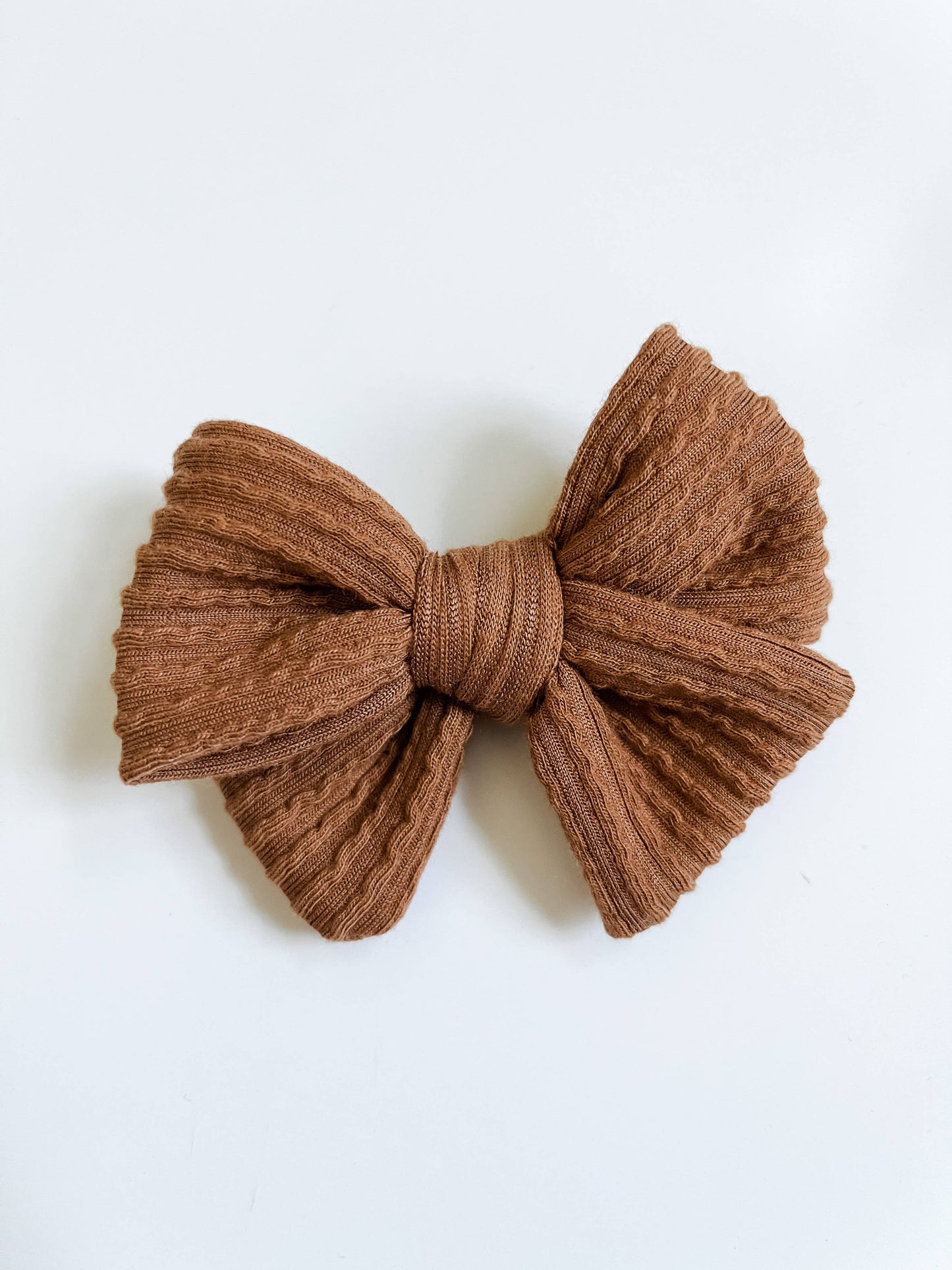 Baby Bow Headband: Sand