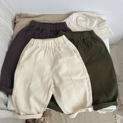 Casual White Carrot Pants