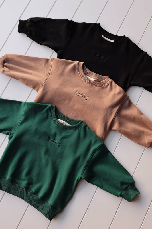 MINI Crew Neck: Black